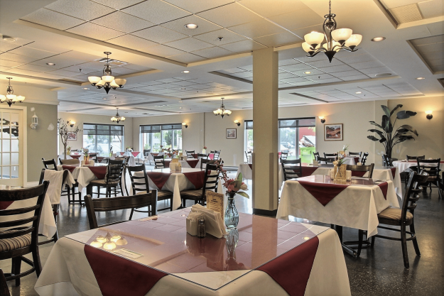 Résidence Bellagio Longueuil salle à diner